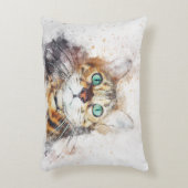 水彩猫 アクセントクッション (正面(垂直))