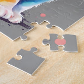 水彩猫 ジグソーパズル (側面)