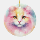 水彩猫 セラミックオーナメント (裏面)
