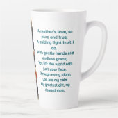 水彩猫&フローラ- A母ラブ カフェラテマグ (右)