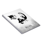 水彩猫・黒猫・ミニマル黒白 ノートブック (右側)