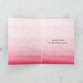 水彩猿女おめでとう カード (内部)