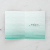 水彩獅子ありがとう サンキューカード (内部)