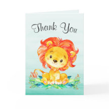 水彩獅子ありがとう