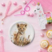 水彩獅子王のパーティー紙プレート ペーパープレート (パーティー)