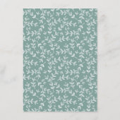 水彩獅子王の願いベビーカード エンクロージャーカード (裏面)