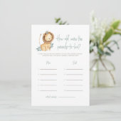 水彩獅子王子父母の年齢 エンクロージャーカード (スタンド正面)