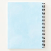 水彩獅子&キューバベビーシャワーゲストブック ノートブック (裏面)