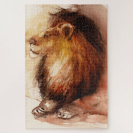 水彩獅子 ジグソーパズル