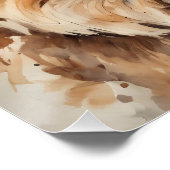 水彩獅子No 1 ポスター (コーナー)