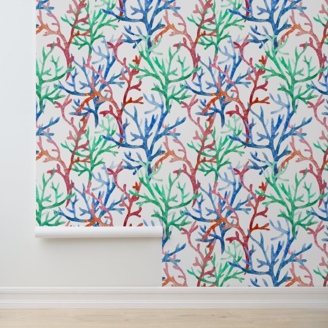 水彩珊瑚模様 壁紙 (アプリケーション)