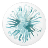 水彩珊瑚 – 青2 セラミックノブ (正面)