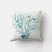 水彩珊瑚 – 青 クッション (裏面)