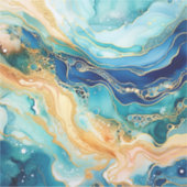 水彩瑪瑙ビニールのシール シール (正面)