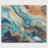 水彩瑪瑙ラッピング紙 ラッピングペーパー (フラット)