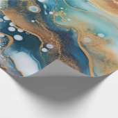 水彩瑪瑙ラッピング紙 ラッピングペーパー (角)