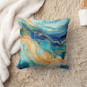 水彩瑪瑙装飾用クッション クッション (ブランケット)