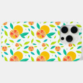 水彩甘いオレンジ柄 Case-Mate iPhoneケース (裏面 (横))
