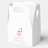 水彩甘いハートレターベビーシャワー フェイバーボックス (オープン)