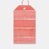 水彩甘いピーチファースト誕生日 ギフトタグ (裏面)