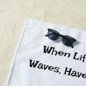 水彩生波の場合は、アイスクリームブルー ビーチタオル (インサイチュ)