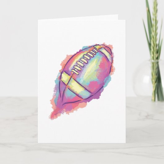 水彩用サッカー カード (正面)