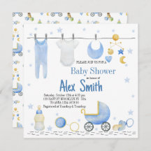 水彩男の赤ちゃん