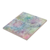 水彩画からの抽象的なフリーハンドのスケッチ タイル (側面)