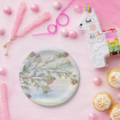 水彩画かわいらし像設計者紙プレート ペーパープレート (パーティー)