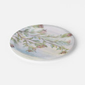 水彩画かわいらし像設計者紙プレート ペーパープレート (アングル)