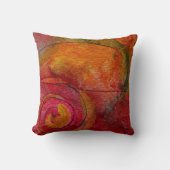 水彩画かわいらし画抽象芸術 クッション (正面)