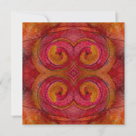 水彩画かわいらし画抽象芸術 ノートカード