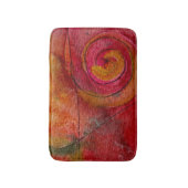 水彩画かわいらし画抽象芸術 バスマット (正面縦)