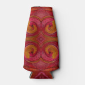 水彩画かわいらし画抽象芸術 ボトルクーラー (正面)