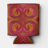 水彩画かわいらし画抽象芸術 缶クーラー (正面)