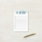 水彩画が付いているリストのポスト・イットをするため ポストイット (デスク上)