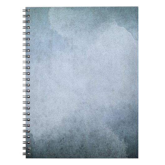 水彩画が付いている古い紙 ノートブック (正面)