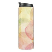 水彩画が付いている設計されていた抽象的な背景 タンブラー (回転右)