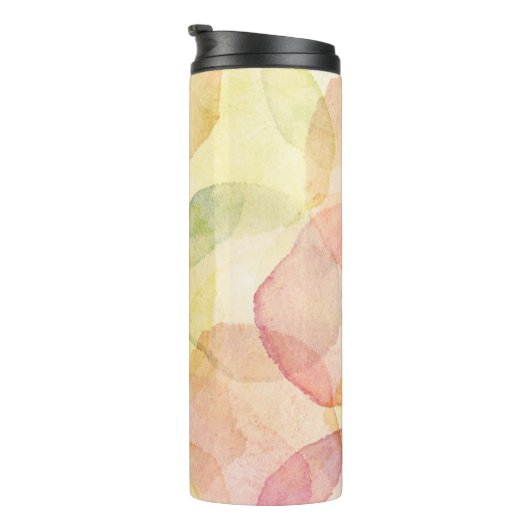 水彩画が付いている設計されていた抽象的な背景 タンブラー (回転右)