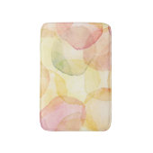 水彩画が付いている設計されていた抽象的な背景 バスマット (正面縦)