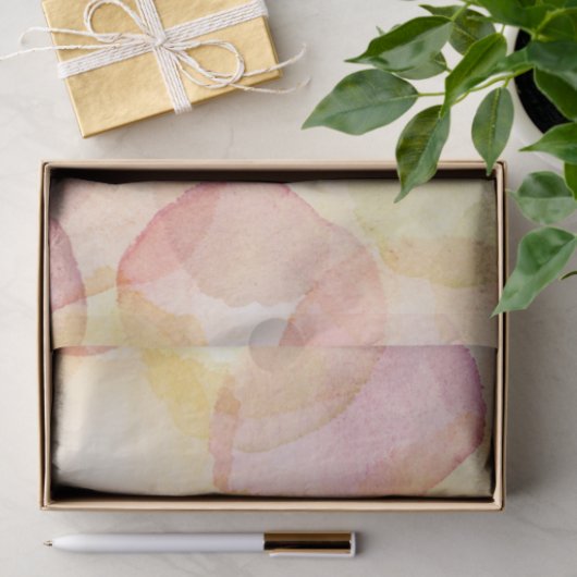 水彩画が付いている設計されていた抽象的な背景 薄葉紙 (ギフト)