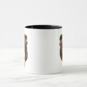 水彩画くまのファッション マグカップ (中央)