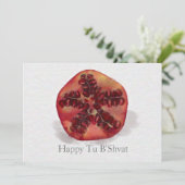 水彩画ざくろのトゥ・ビ・シュバット（Tu B'Shvat）祝賀カード シーズンカード (スタンド正面)