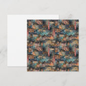 水彩画で描くロンドンのクリスマス＆ニューイヤー シーズンカード (正面/裏面)