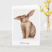 水彩画で絵を描かれる悪い耳日 カード (黄色い花)