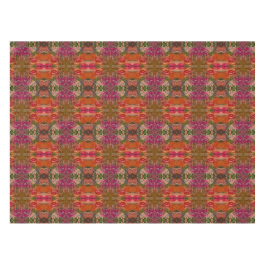 水彩画とインクかわいらし抽象芸術絵画の芸術 テーブルクロス (正面(横))