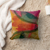 水彩画とインク抽象芸術表現芸術 クッション (ブランケット)