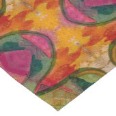 水彩画とインク抽象芸術表現芸術 ショートテーブルランナー (コーナー)