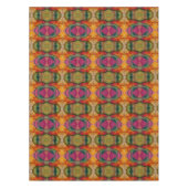 水彩画とインク抽象芸術表現芸術 テーブルクロス (正面)