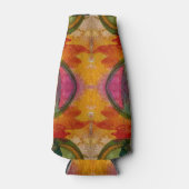 水彩画とインク抽象芸術表現芸術 ボトルクーラー (正面)